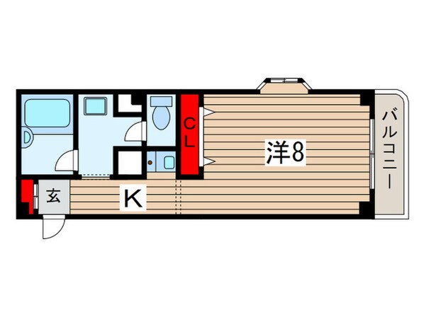 パルコート新宿の物件間取画像